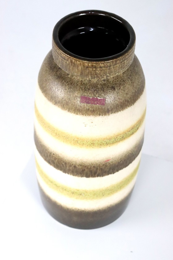 Image 1 of Allemagne de l'Ouest Vase Scheurich 553 38 Vintage