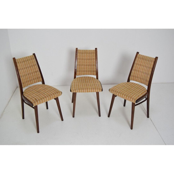 Image 1 of Ensemble de 3 chaises Mid Century par Ton 1960s