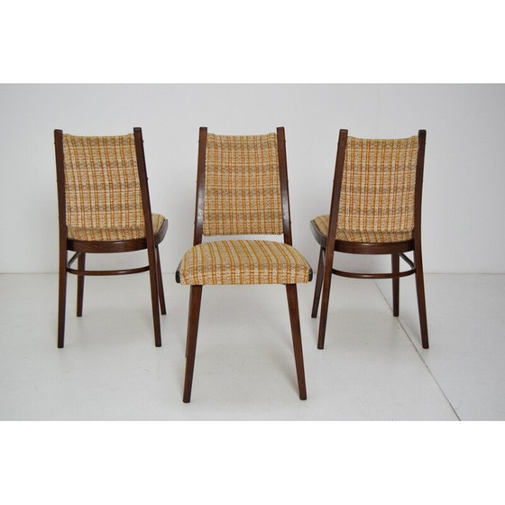 Image 1 of Ensemble de 3 chaises Mid Century par Ton 1960s