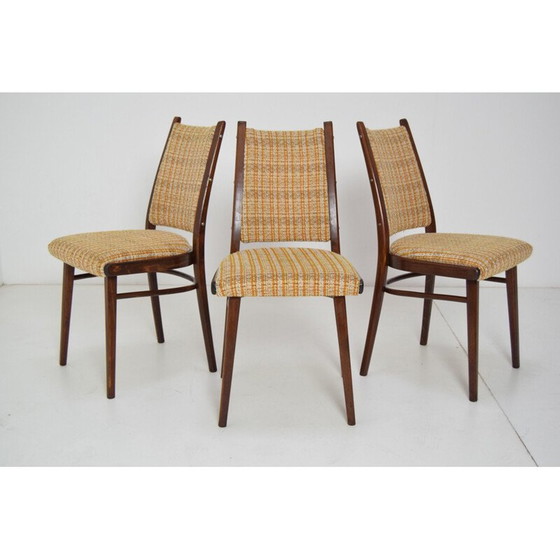 Image 1 of Ensemble de 3 chaises Mid Century par Ton 1960s