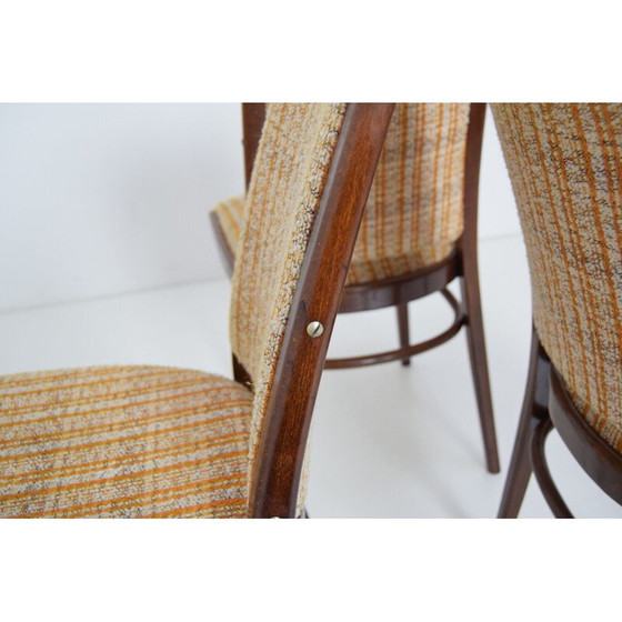 Image 1 of Ensemble de 3 chaises Mid Century par Ton 1960s