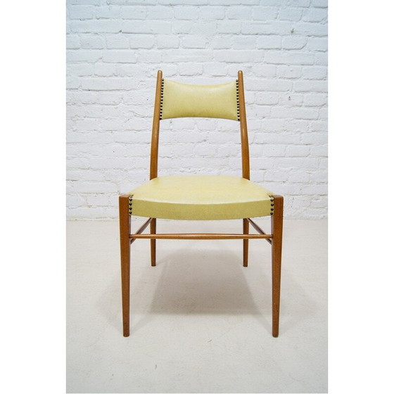 Image 1 of Ensemble de 6 chaises de salle à manger autrichiennes vintage, 1950