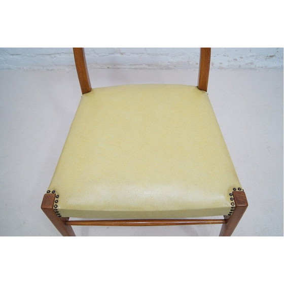Image 1 of Ensemble de 6 chaises de salle à manger autrichiennes vintage, 1950