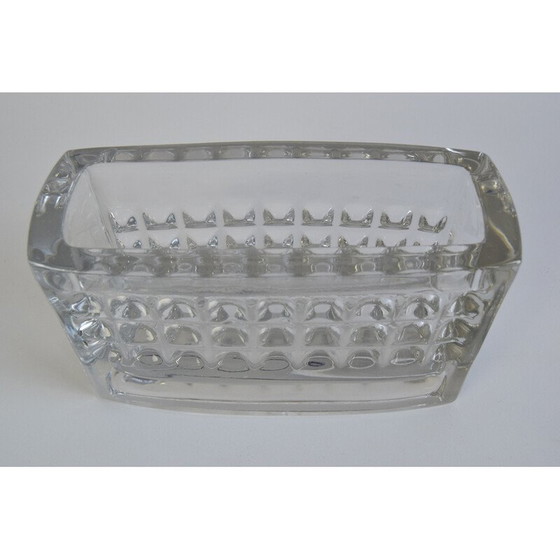 Image 1 of Vase en verre vintage par Rudolf Jurnikl pour Rudolfova Hut, Tchécoslovaquie, années 1960