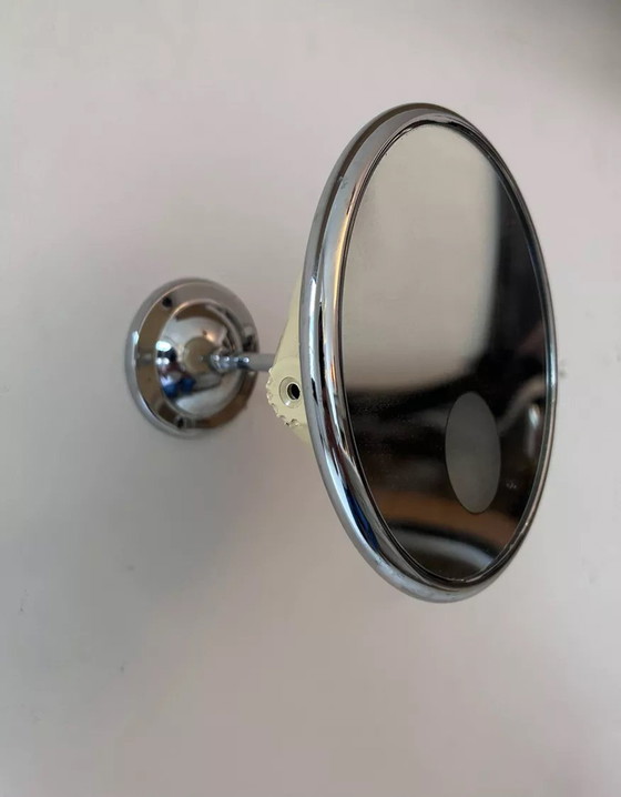 Image 1 of Miroir Vintage Orientable Chromé