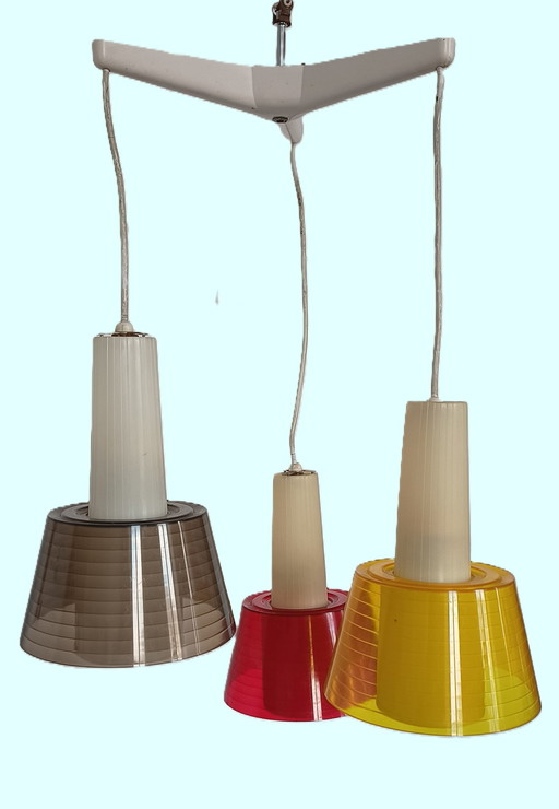 Erco Grand lot de lampes des années 50