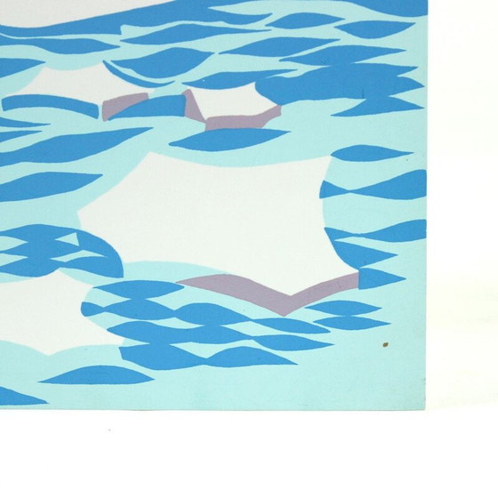 Image 1 of Art mural vintage en plastique coloré, Tchécoslovaquie 1960