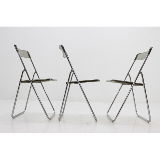 Image 1 of Ensemble de 3 chaises pliantes vintage, Suède 1970