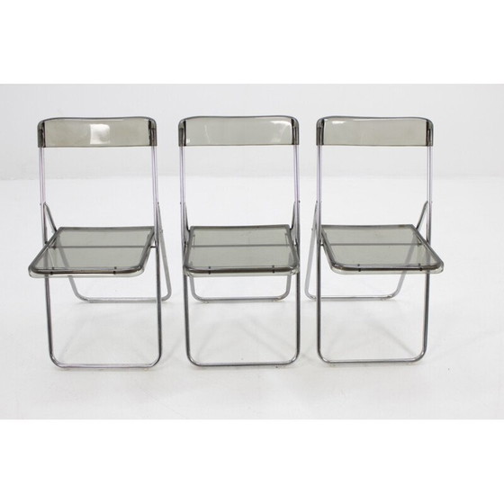 Image 1 of Ensemble de 3 chaises pliantes vintage, Suède 1970