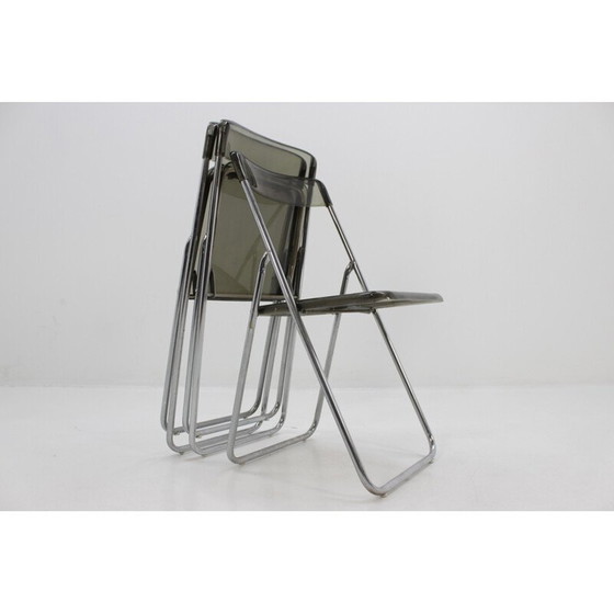 Image 1 of Ensemble de 3 chaises pliantes vintage, Suède 1970