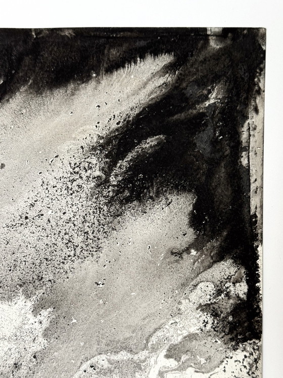 Image 1 of Paysage surréaliste (composition à l'encre) 1978 - Eugène Eechaut (1928-2019)