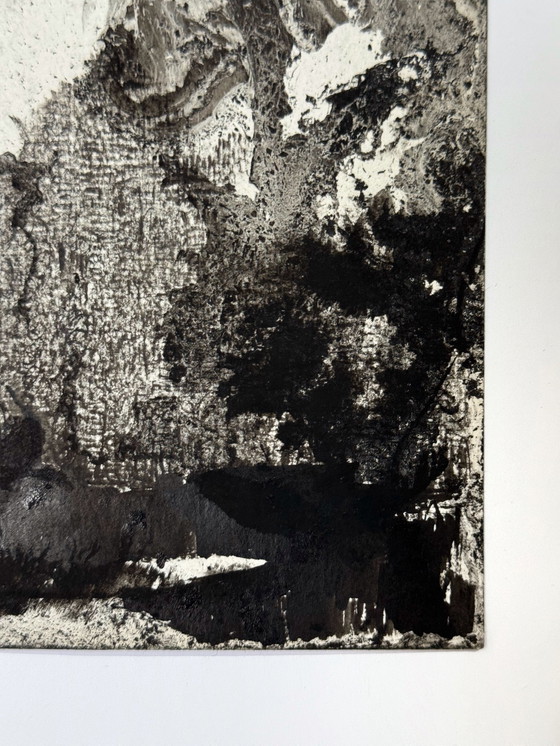 Image 1 of Paysage surréaliste (composition à l'encre) 1978 - Eugène Eechaut (1928-2019)