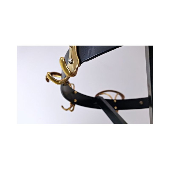 Image 1 of Porte-manteau vintage noir italien