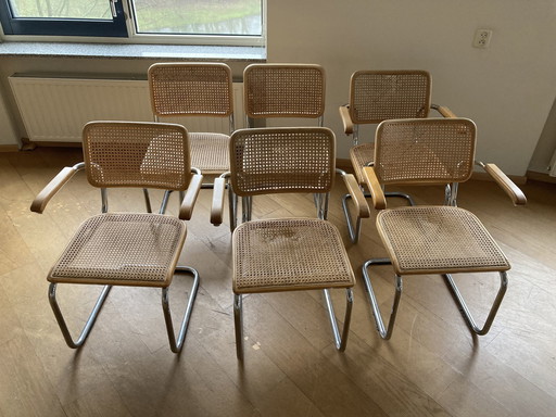 6x chaise Thonet S32