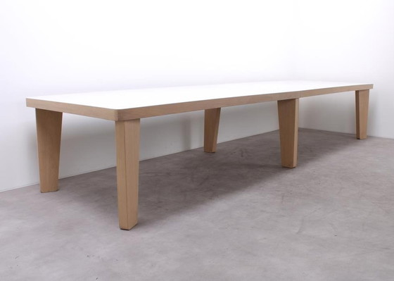 Image 1 of Table basse Arco Chêne clair / Blanc