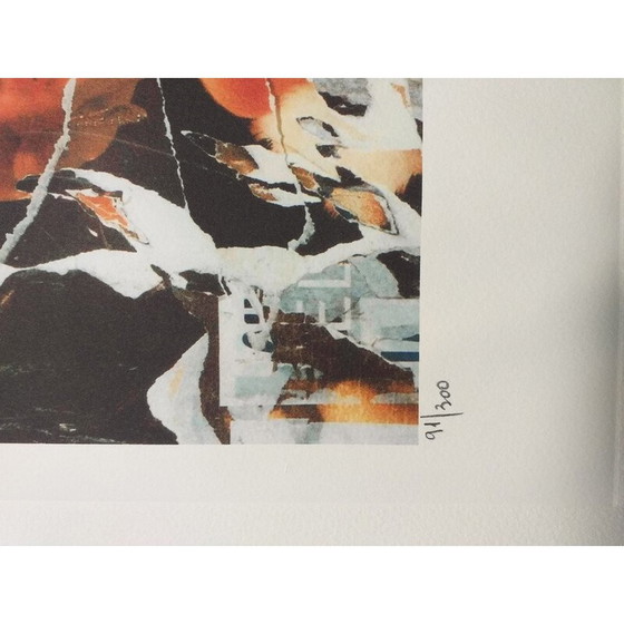 Image 1 of Lithographie vintage "tribute to Marilyn" par Domenico Mimmo Rotella, 2010