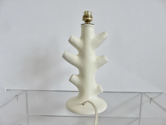 Image 1 of Lampe En Céramique Blanc Mat, France, 1960