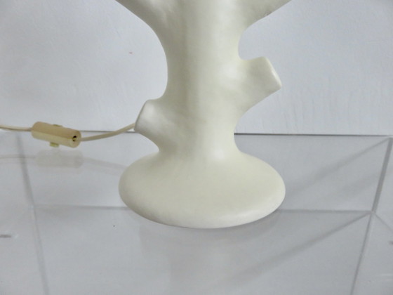 Image 1 of Lampe En Céramique Blanc Mat, France, 1960