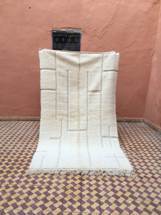 Image 1 of Tapis Beni Ouarain Berbère Marocain 257 X 148 Cm