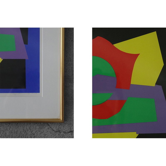 Image 1 of Lithographie vintage d'Aage Schmidt, 1987