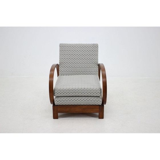 Image 1 of Chaise longue réglable Vintage Art Deco, Tchécoslovaquie 1930