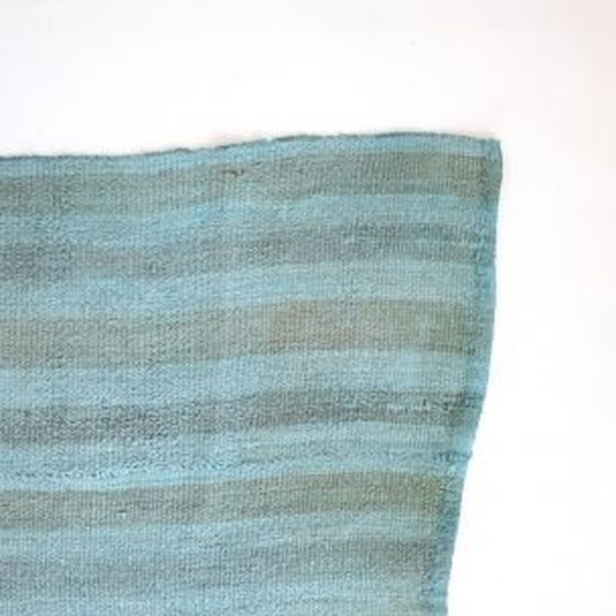 Image 1 of Tapis vintage bleu d'origine turque