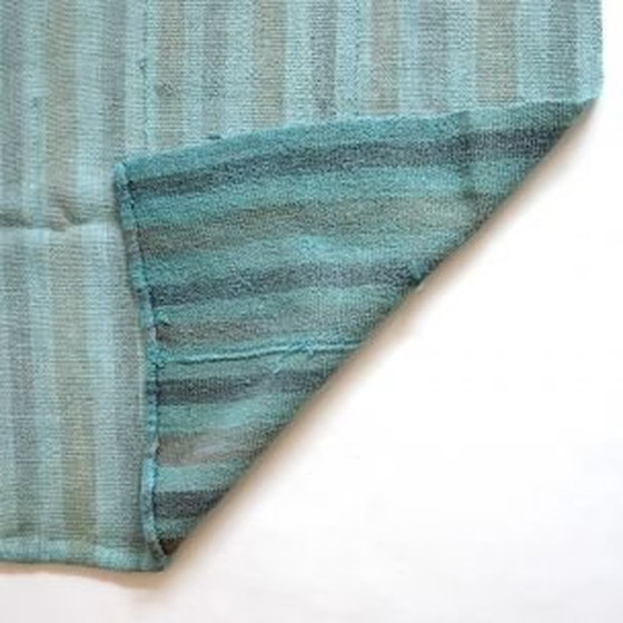 Image 1 of Tapis vintage bleu d'origine turque