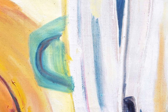 Image 1 of André Klumb Pour Maison Jansen. Huile Sur Toile. Années 1970.