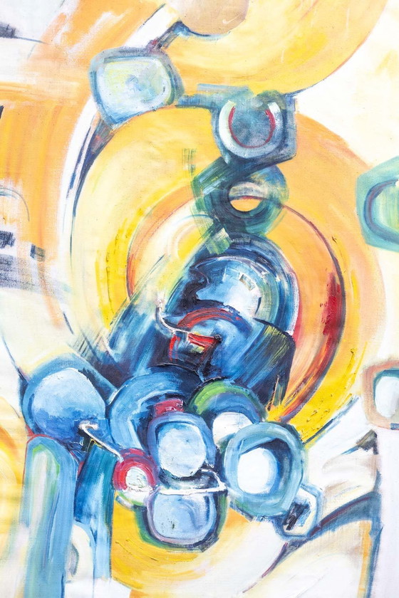 Image 1 of André Klumb Pour Maison Jansen. Huile Sur Toile. Années 1970.