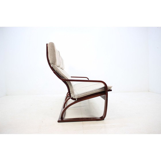 Image 1 of Canapé vintage 3 places Bentwood by Ton, Tchécoslovaquie 1980