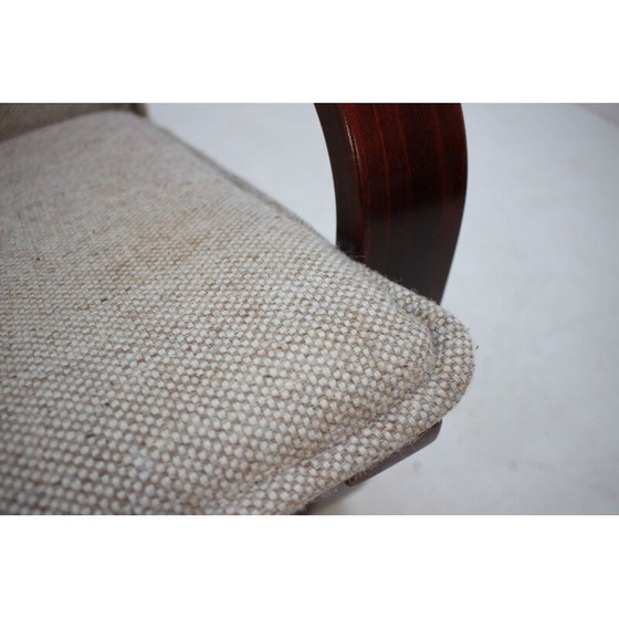 Image 1 of Canapé vintage 3 places Bentwood by Ton, Tchécoslovaquie 1980