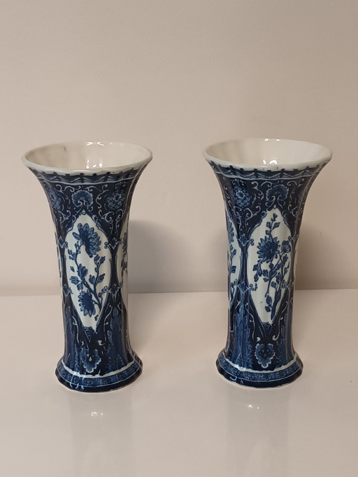 Paire de vases Petrus Regout