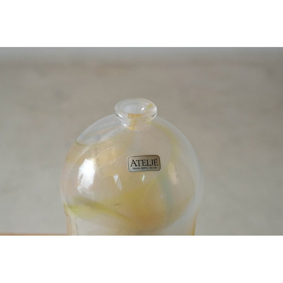 Image 1 of Soliflore vintage en verre Ateljé de Bertil Vallien, 1970