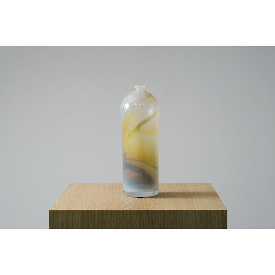 Image 1 of Soliflore vintage en verre Ateljé de Bertil Vallien, 1970