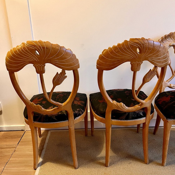 Image 1 of 4 Chaises de salle à manger Phyllis Morris Mid Century