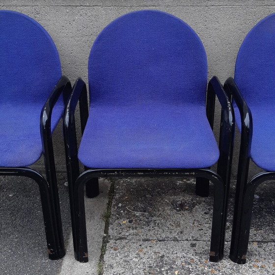 Image 1 of Fauteuil vintage Orsay en tissu bleu électrique par Gae Aulenti pour Knoll