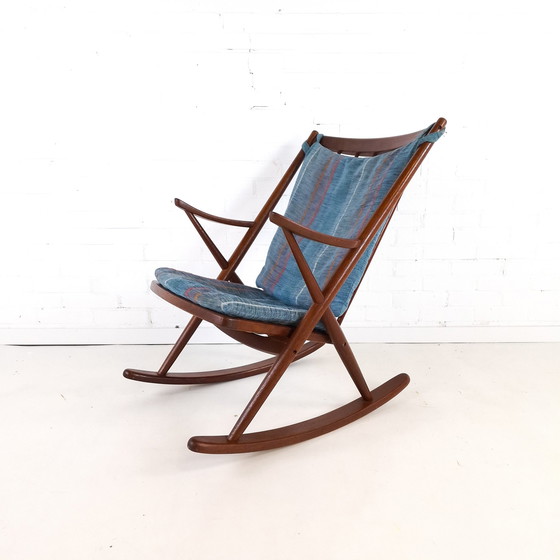 Image 1 of Fauteuil à bascule vintage Frank Reenskaug Bramin