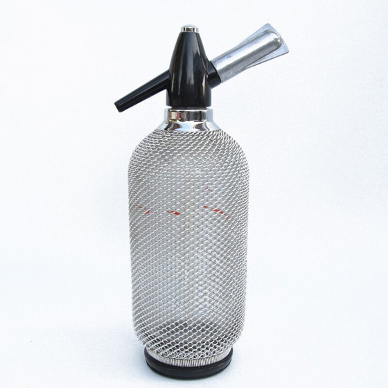 Image 1 of Siphon vintage Merkuria en tresse d'acier, Tchécoslovaquie 1970