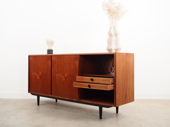 Image 1 of Buffet en teck, design danois, années 1960, designer : E.W. Bach