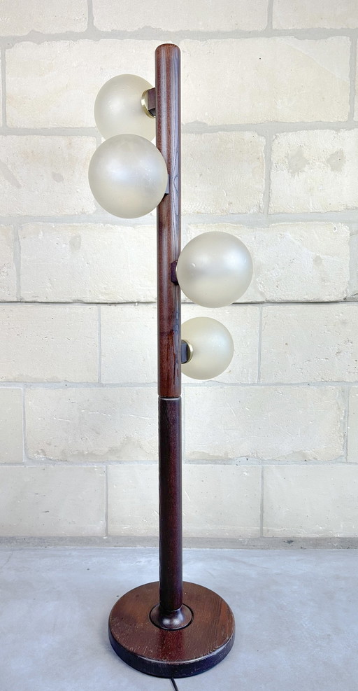 Lampadaire vintage Temde Leuchten