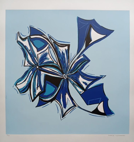 Image 1 of Maartje Wijngaarden ---Abstrakt Blue