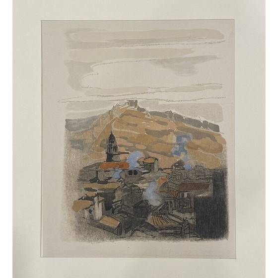 Image 1 of Gravure sur bois vintage de Paul Jouve, années 1932