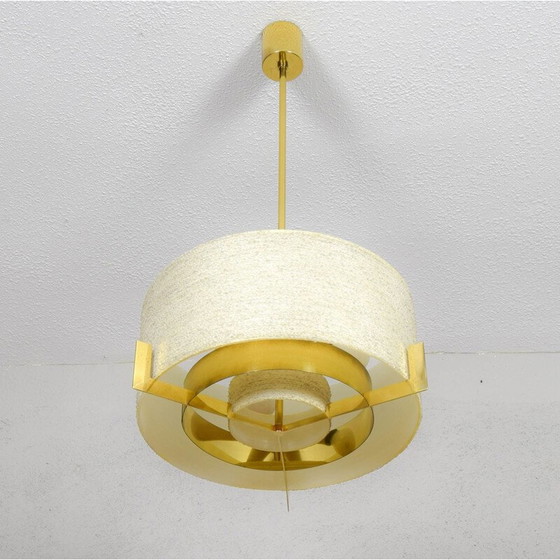 Image 1 of Suspension vintage en laiton par Kaiser Leuchten, Allemagne 1960