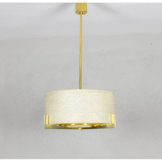 Image 1 of Suspension vintage en laiton par Kaiser Leuchten, Allemagne 1960