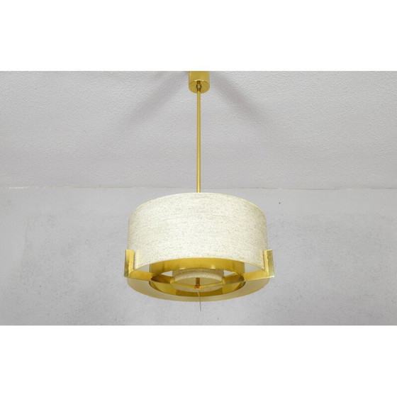 Image 1 of Suspension vintage en laiton par Kaiser Leuchten, Allemagne 1960