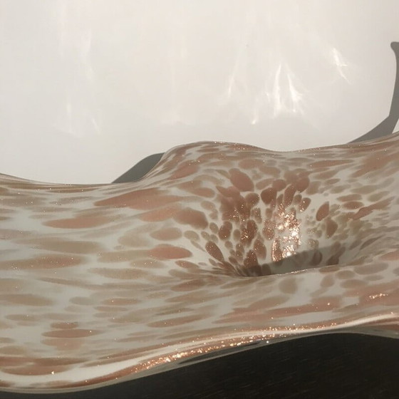 Image 1 of Coupe vintage en verre et cuivre pour Fratelli & Toso, 1960s