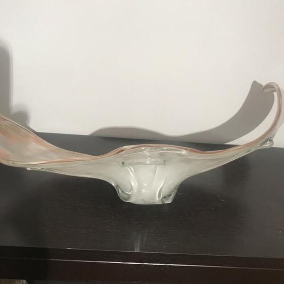 Image 1 of Coupe vintage en verre et cuivre pour Fratelli & Toso, 1960s