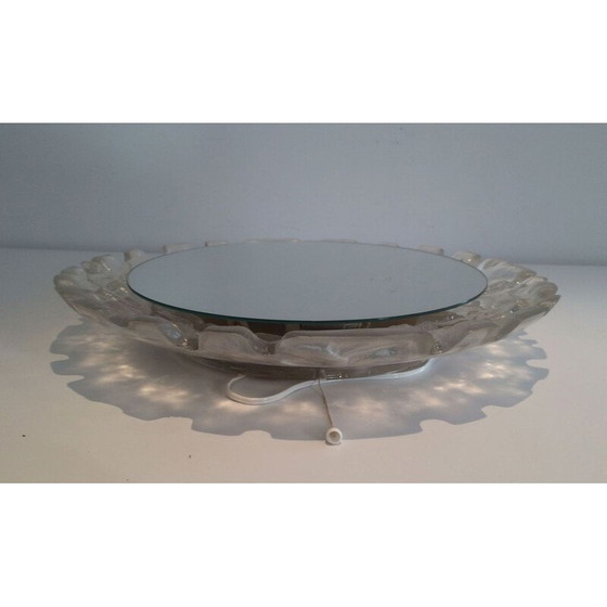Image 1 of Miroir lumineux vintage en plastique moulé, 1970
