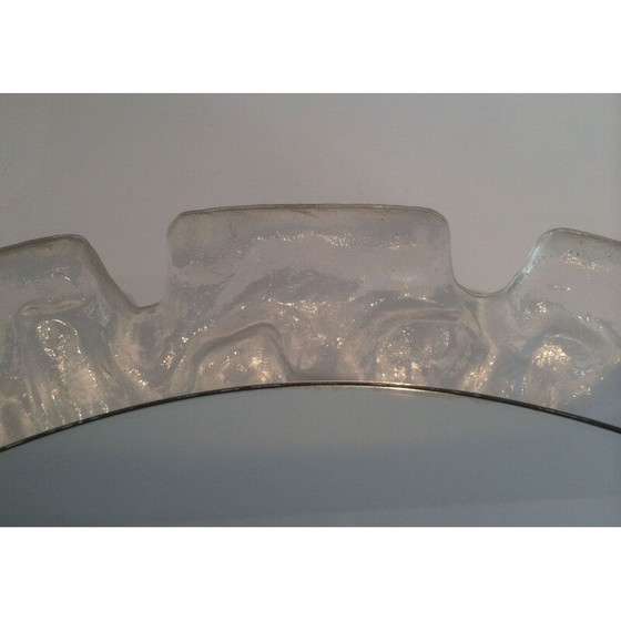 Image 1 of Miroir lumineux vintage en plastique moulé, 1970