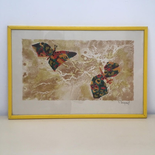 Aquarelle vintage de Jean Lurçat, 1960